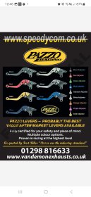 Aprilia Pazzo Racing Brake & Clutch Levers