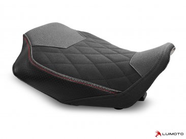 2432101 SUEDE BLACK/TEC-GRIP/PERFORATED BLACK/RED STITCHING
