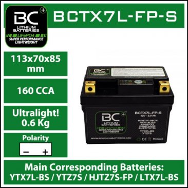 BC Battery Controller BCTX7L-FP-S BC LITHIUM BATTERIES